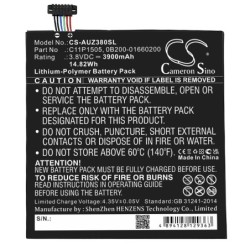 Batterie pour Asus P024 (3900 mAh/14.82 Wh, 3.8 V)
