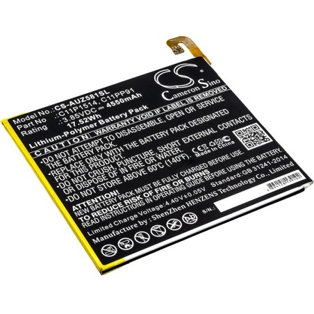 Batterie pour Asus C11PP91 (4550 mAh/17.52 Wh, 3.85 V)