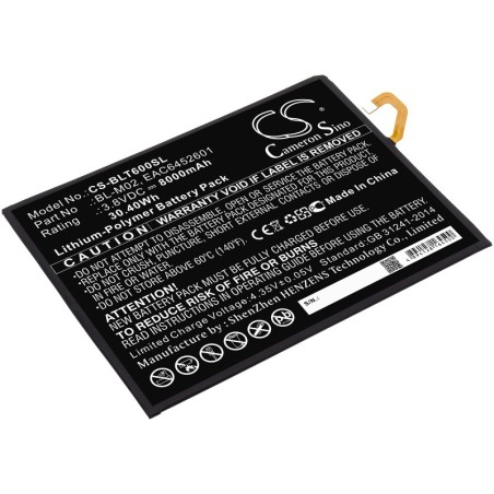 Batterie pour LG BL-M02 (8000 mAh/30.4 Wh, 3.8 V)