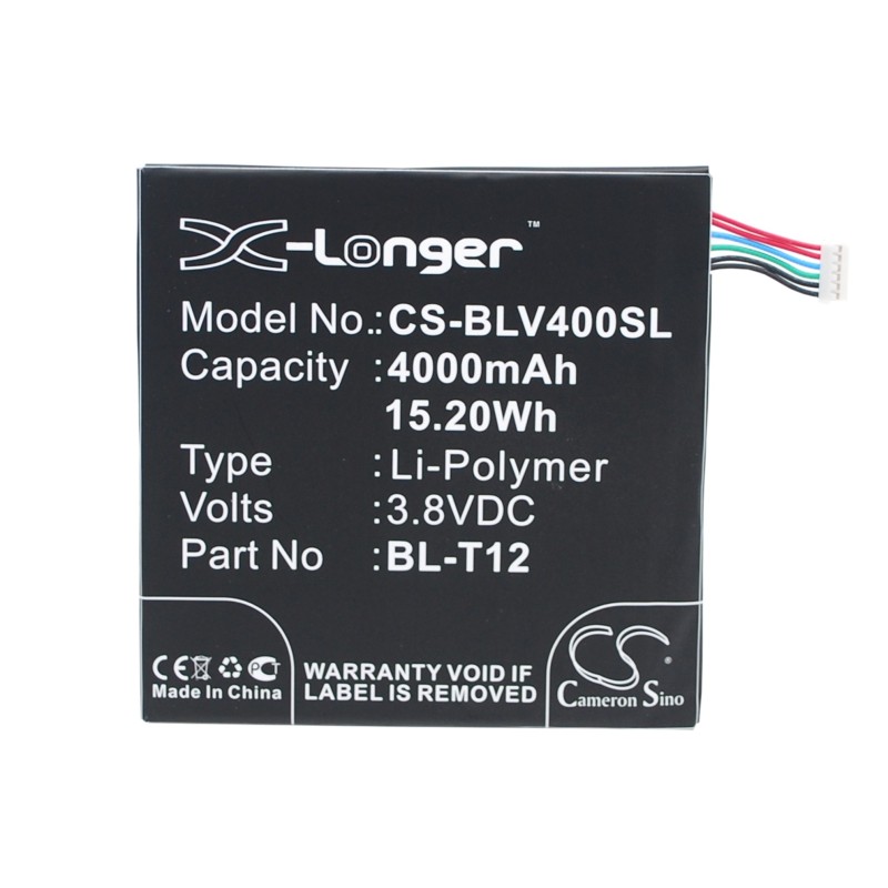 Batterie pour LG EAC62438201 (4000 mAh/15.2 Wh, 3.8 V)