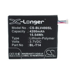 Batterie pour LG EAC62638401 (4200 mAh/15.54 Wh, 3.7 V)