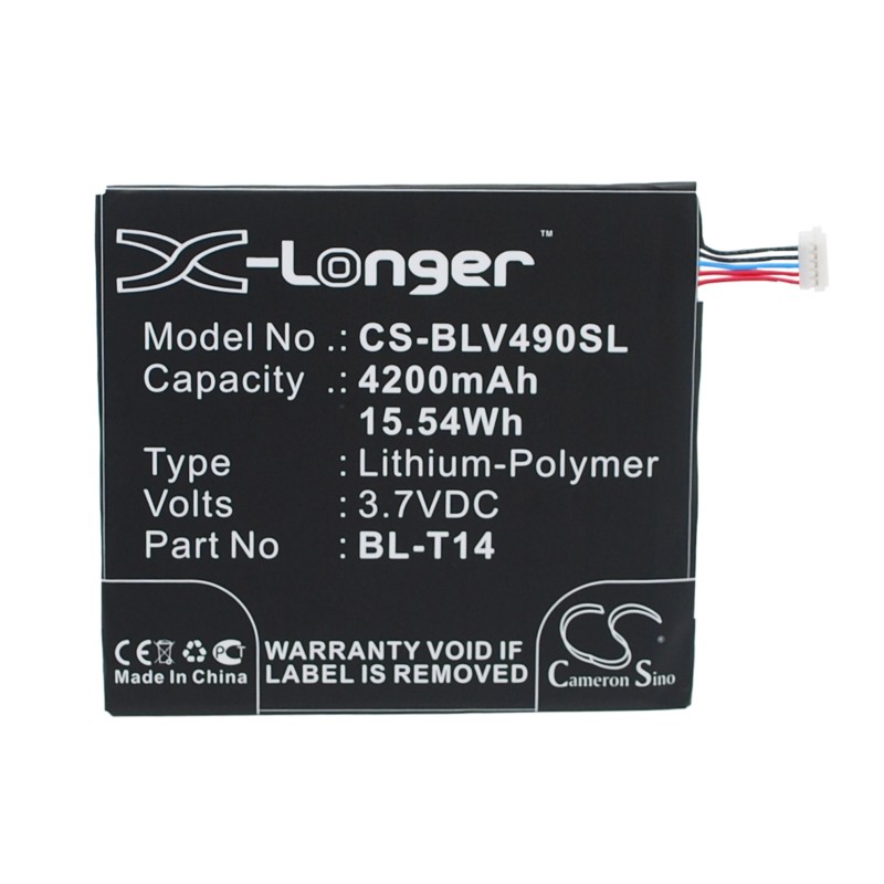 Batterie pour LG G Pad 8.0 (4200 mAh/15.54 Wh, 3.7 V)