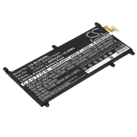 Batterie pour LG EAC6278301 (4800 mAh/18.24 Wh, 3.8 V)