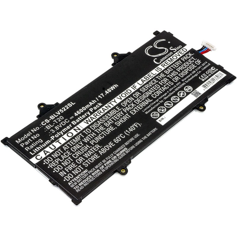 Batterie pour LG V521 (4600 mAh/17.48 Wh, 3.8 V)