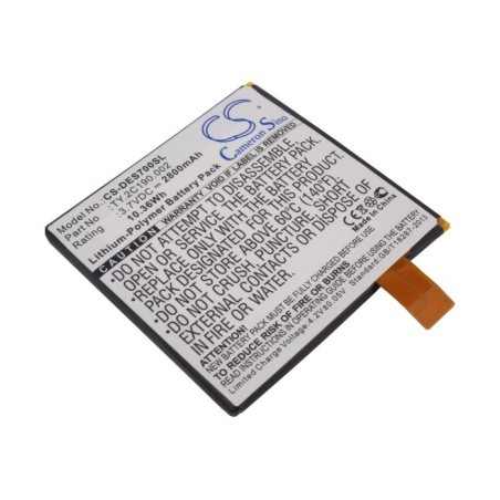 Batterie pour Dell Opus One (2800 mAh/10.36 Wh, 3.7 V)