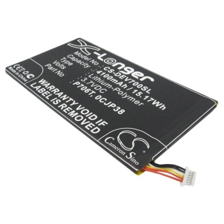 Batterie pour Dell 0CJP38 (4100 mAh/15.17 Wh, 3.7 V)