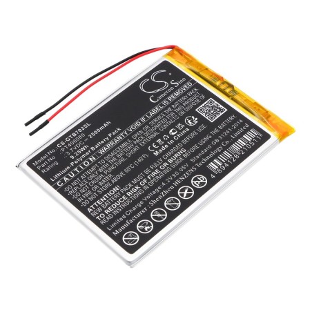 Batterie pour 3GO GT7002 (2500 mAh/9.25 Wh, 3.7 V)