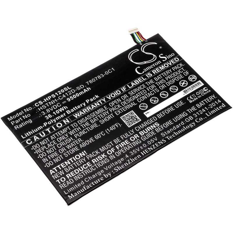 Batterie pour HP DN02 (9500 mAh/36.1 Wh, 3.8 V)