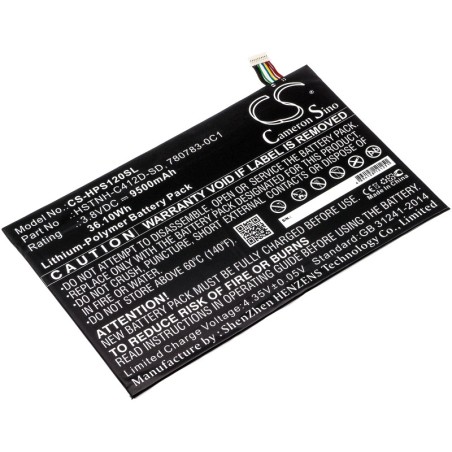 Batterie pour HP K7X87AAABA (9500 mAh/36.1 Wh, 3.8 V)