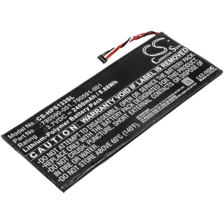 Batterie pour HP 7 Plus G2 (2400 mAh/8.88 Wh, 3.7 V)
