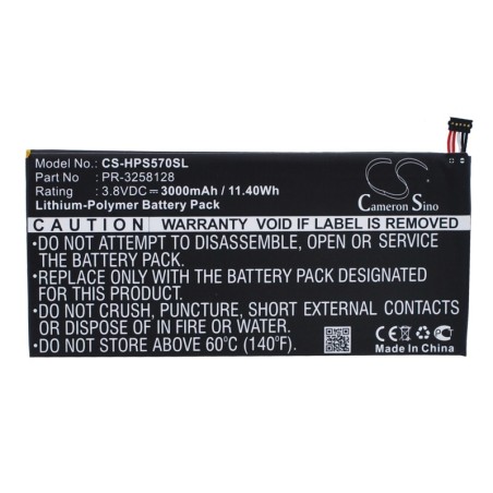 Batterie pour HP Stream 7 5709 (3000 mAh/11.4 Wh, 3.8 V)