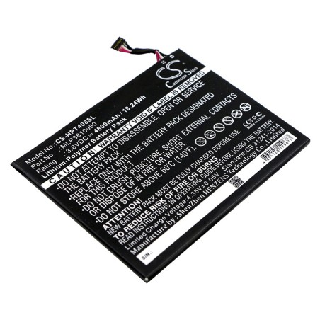 Batterie pour HP I508O (4800 mAh/18.24 Wh, 3.8 V)