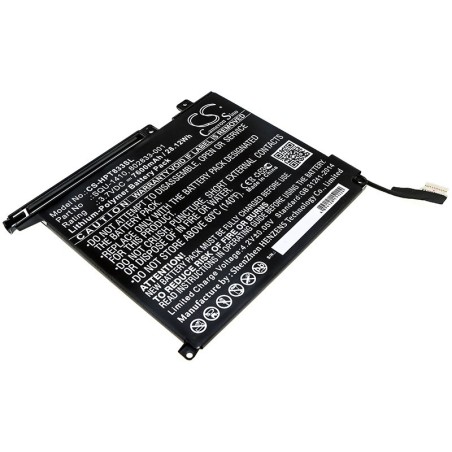 Batterie pour HP Pro Tablet 10 EE (7600 mAh/28.12 Wh, 3.7 V)
