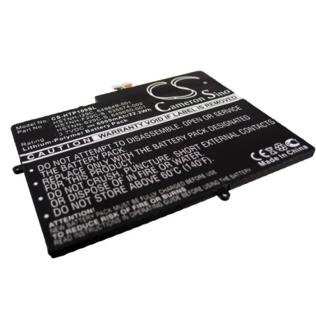 Batterie pour HP TouchPad 10 (6000 mAh/22.2 Wh, 3.7 V)