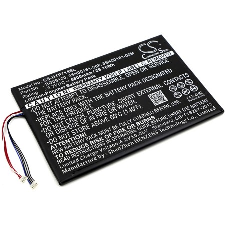 Batterie pour HTC Jetstream (6800 mAh/25.16 Wh, 3.7 V)