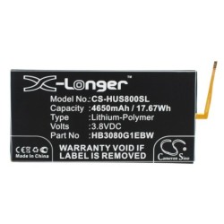 Batterie pour Huawei S8-301U (4650 mAh/17.67 Wh, 3.8 V)