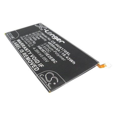 Batterie pour Huawei HB3873E2EBC (4850 mAh/18.43 Wh, 3.8 V)