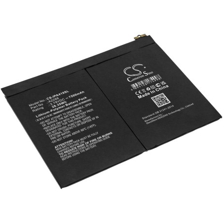 Batterie pour Apple A2072 (7500 mAh/28.35 Wh, 3.78 V)