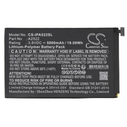 Batterie pour Apple A2567 (5000 mAh/19 Wh, 3.8 V)