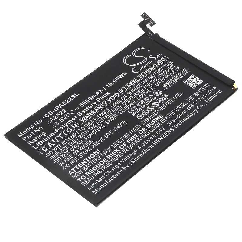 Batterie pour Apple iPad Mini 6 (5000 mAh/19 Wh, 3.8 V)