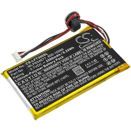 Batterie pour LeapFrog LeapPad3 (2500 mAh/9.25 Wh, 3.7 V)