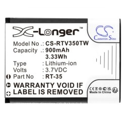 Batterie pour Retevis RT35 (900 mAh/3.33 Wh, 3.7 V)