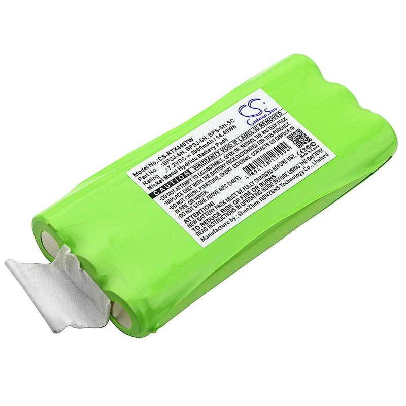 Batterie pour Ritron JMX IV (2000 mAh/14.4 Wh, 7.2 V)