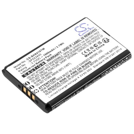Batterie pour SenHaix 1430 (1000 mAh/3.7 Wh, 3.7 V)