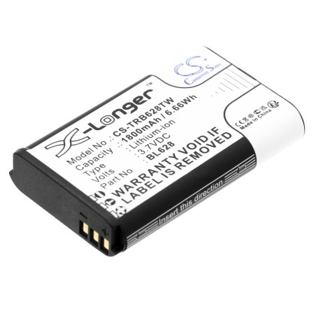 Batterie pour Retevis RB628 (1800 mAh/6.66 Wh, 3.7 V)