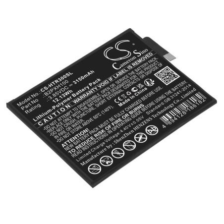 Batterie pour HTC B2PXH100 (3150 mAh/12.13 Wh, 3.85 V)