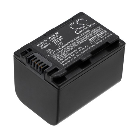 Batterie pour Sony DCR-SR55E (1300 mAh/9.62 Wh, 7.4 V)