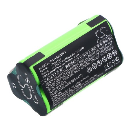 Batterie pour AEG Type141 (2000 mAh/7.2 Wh, 3.6 V)