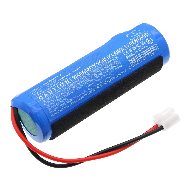 Batterie pour Cecotec 05100 (2600 mAh/9.62 Wh, 3.7 V)