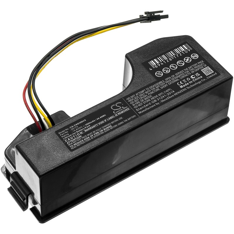 Batterie pour Cecotec CONGA 6090 (3000 mAh/44.4 Wh, 14.8 V)