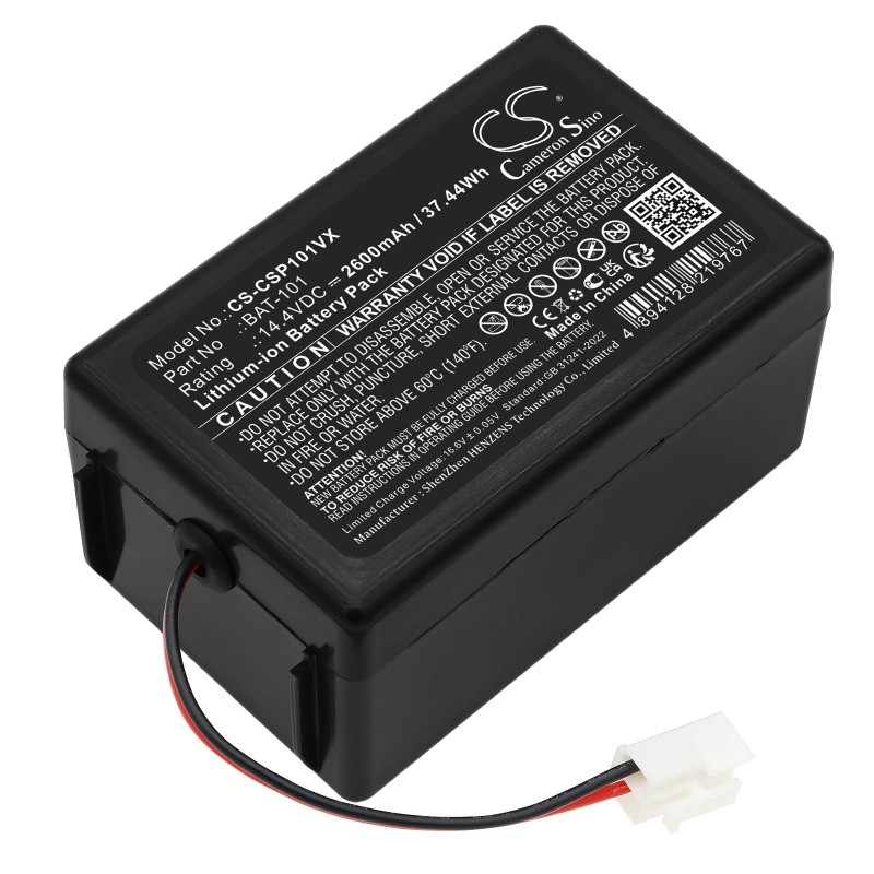 Batterie pour Cleanmaxx Smart Plus (2600 mAh/37.44 Wh, 14.4 V)