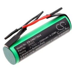 Batterie pour Cecotec 05023 (2500 mAh/9.25 Wh, 3.7 V)