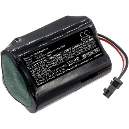 Batterie pour Ecovacs DB35 (3400 mAh/36.72 Wh, 10.8 V)