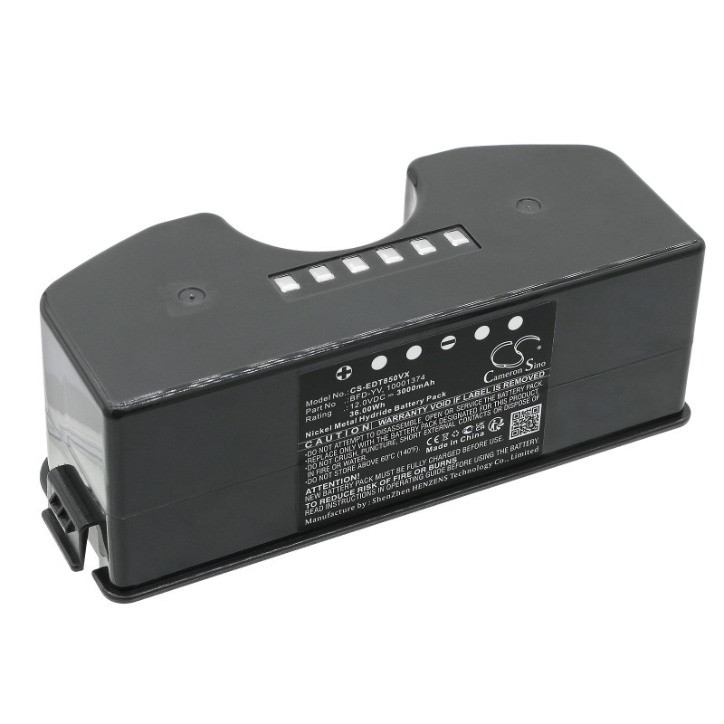 Batterie pour Ecovacs Deebot DT83 (3000 mAh/36 Wh, 12 V)