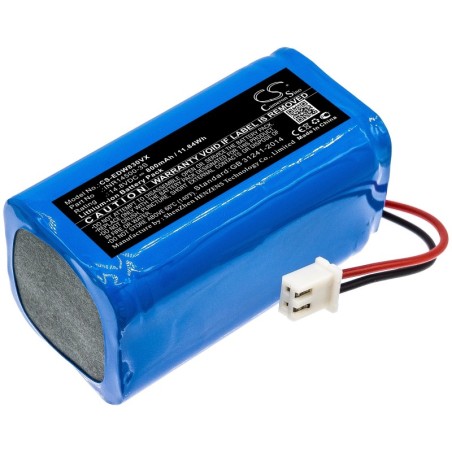 Batterie pour Ecovacs W830-RD (800 mAh/11.84 Wh, 14.8 V)