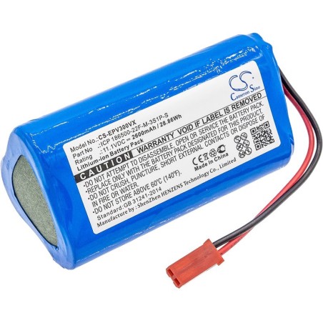 Batterie pour Electropan ilife V5 (2600 mAh/28.86 Wh, 11.1 V)