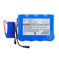 Batterie pour Euro Pro SV736R (3000 mAh/46.8 Wh, 15.6 V)
