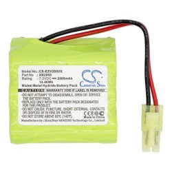 Batterie pour Euro Pro XB2950 (2000 mAh/14.4 Wh, 7.2 V)