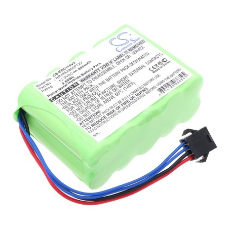 Batterie pour Ecovacs Deebot CR112 (800 mAh/9.6 Wh, 12 V)
