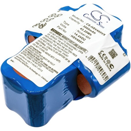 Batterie pour Hoover HSV40 (3000 mAh/43.2 Wh, 14.4 V)