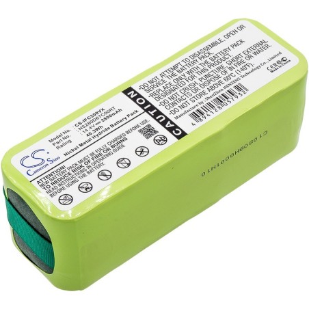 Batterie pour Infinuvo CleanMate QQ2 Basic (2800 mAh/40.32 Wh, 14.4 V)