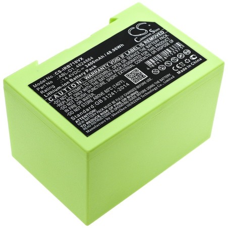 Batterie pour iRobot i8550 (3400 mAh/48.96 Wh, 14.4 V)
