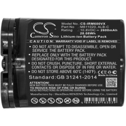 Batterie pour iRobot ABL-C (2600 mAh/28.08 Wh, 10.8 V)