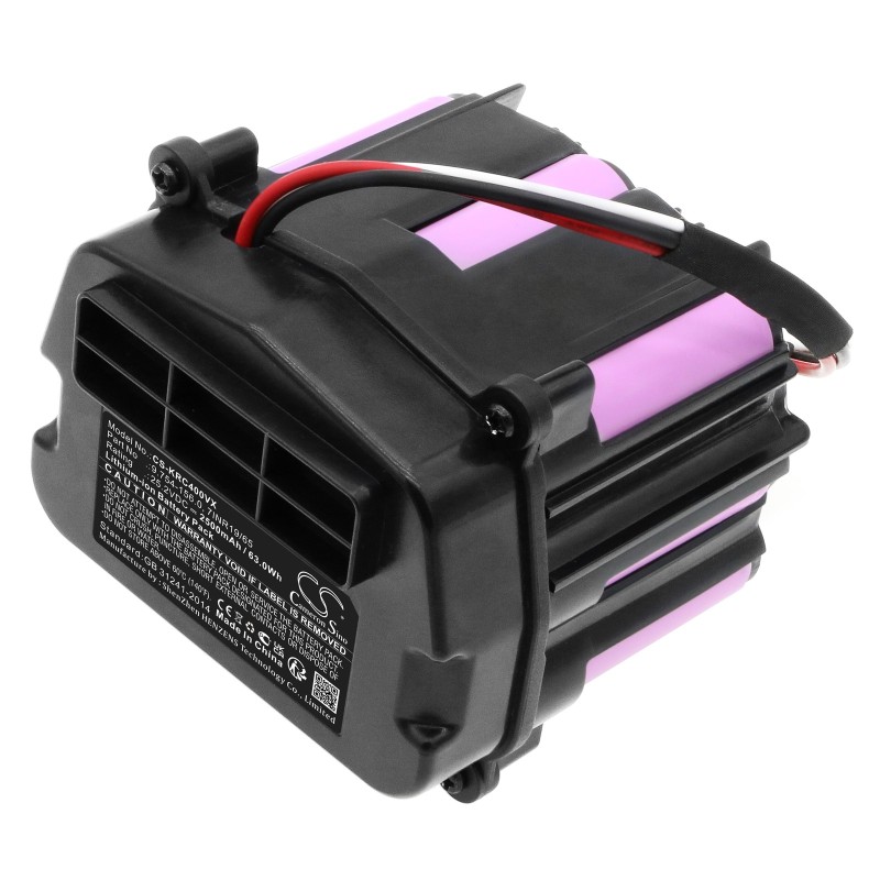 Batterie pour Karcher VC4 (2500 mAh/63 Wh, 25.2 V)