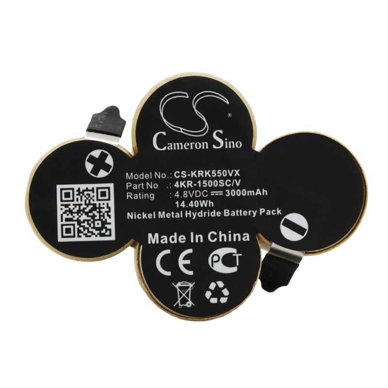 Batterie pour Karcher K55 (3000 mAh/14.4 Wh, 4.8 V)