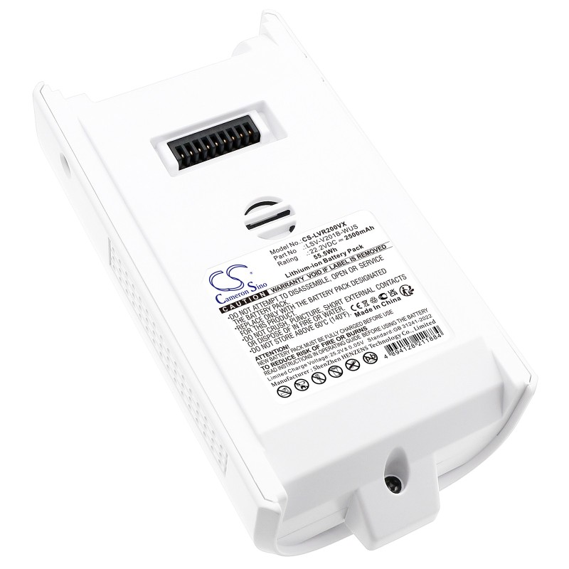 Batterie pour Levoit LVAC-200 (2500 mAh/55.5 Wh, 22.2 V)